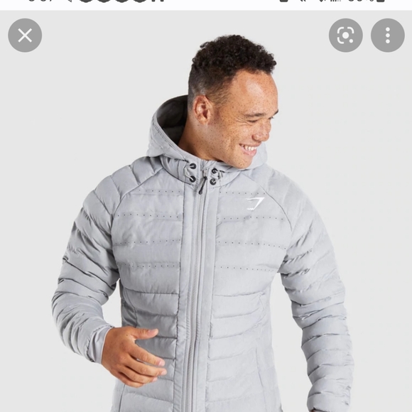 Gymshark Jackets & Coats Gymshark Dark Grey Puffer Jacket Poshmark